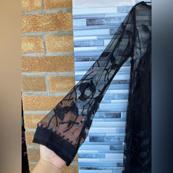 Bruuns Bazaar embroidery mesh dress size 38 - Picture 4 of 17